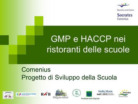 GMP e HACCP nei ristoranti delle scuole