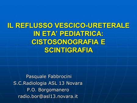 S.C.Radiologia ASL 13 Novara