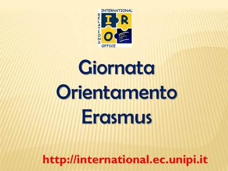 Giornata Orientamento Erasmus