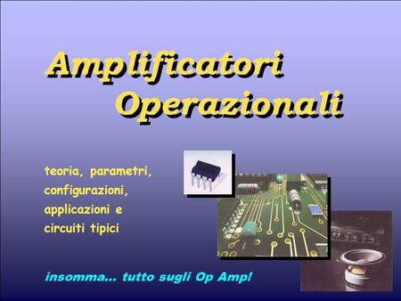 Amplificatori Operazionali