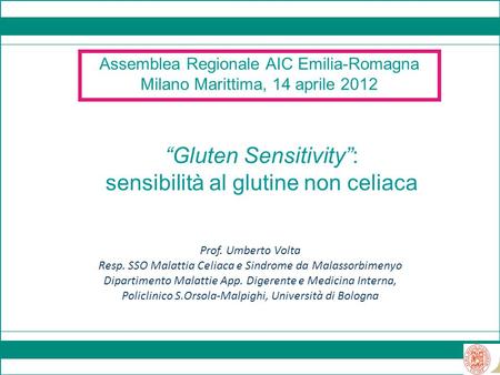 “Gluten Sensitivity”: sensibilità al glutine non celiaca