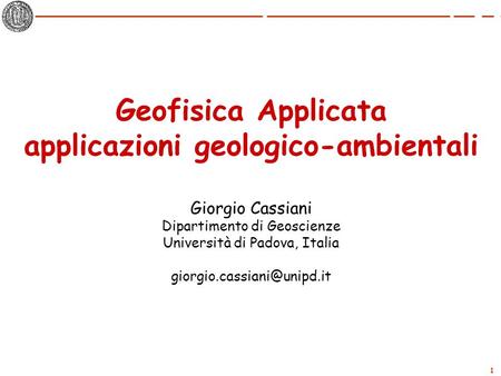 applicazioni geologico-ambientali