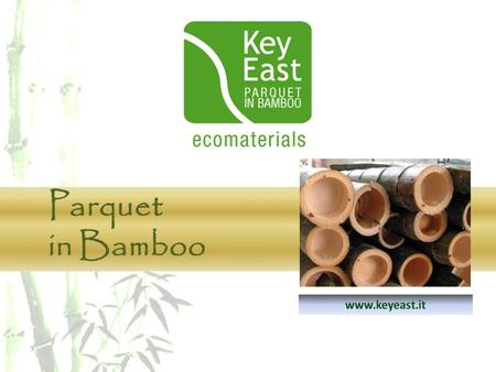 Parquet in Bamboo www.keyeast.it.