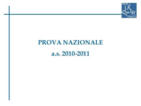 PROVA NAZIONALE a.s. 2010-2011. Risultati in Matematica PISA 2003 e voti: Fonte: Rapporto Regionale del Veneto PISA 2003 Angela Martini – 28.09.09.
