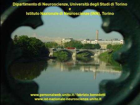 Dipartimento di Neuroscienze, Università degli Studi di Torino e