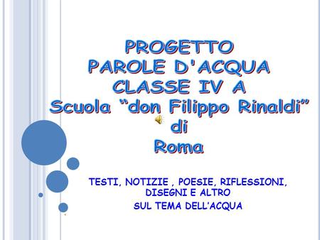 Scuola “don Filippo Rinaldi” di Roma