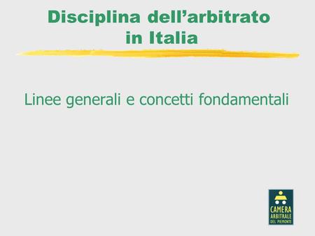 Disciplina dell’arbitrato in Italia