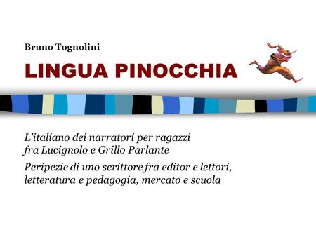 Bruno Tognolini LINGUA PINOCCHIA