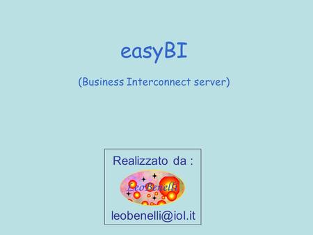 easyBI (Business Interconnect server)