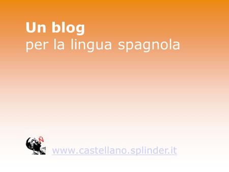 Un blog per la lingua spagnola