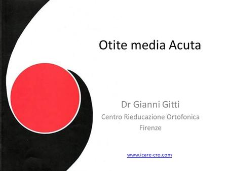 Dr Gianni Gitti Centro Rieducazione Ortofonica Firenze