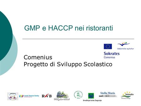 GMP e HACCP nei ristoranti