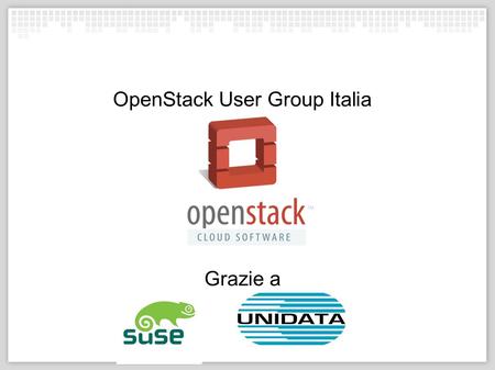 OpenStack User Group Italia