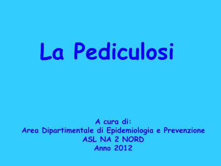 Area Dipartimentale di Epidemiologia e Prevenzione