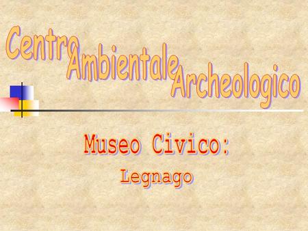 Centro Ambientale Archeologico Museo Civico: Legnago.