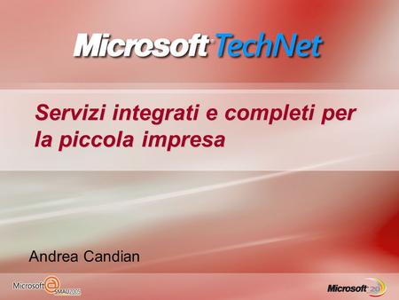 Servizi integrati e completi per la piccola impresa Andrea Candian.