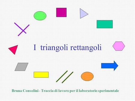 I triangoli rettangoli