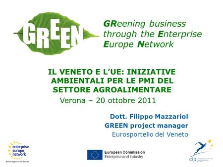 GReening business through the Enterprise Europe Network