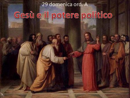 Gesù e il potere politico