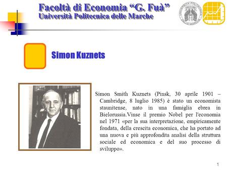 Università di Ancona - Facoltà di Economia