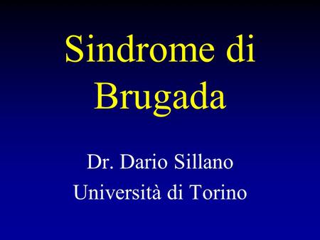 Dr. Dario Sillano Università di Torino