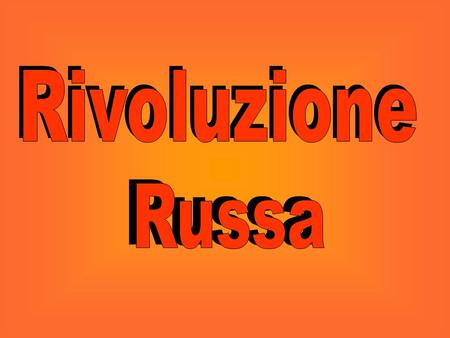 Rivoluzione Rivoluzione Russa Russa.