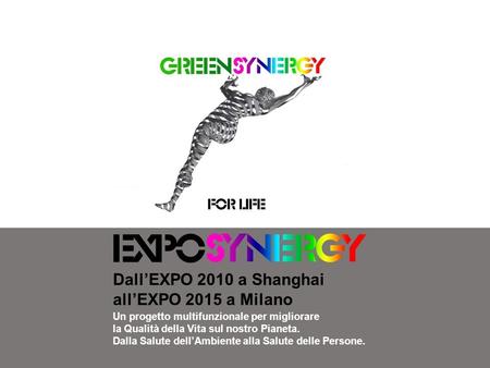 Dall’EXPO 2010 a Shanghai all’EXPO 2015 a Milano