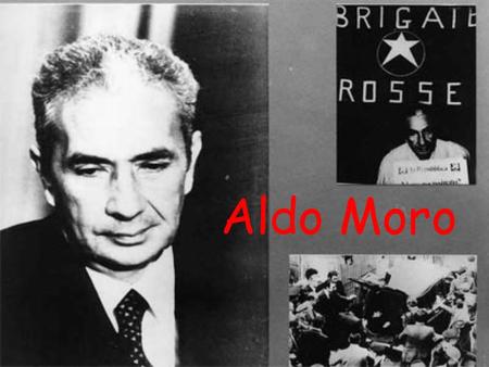 Aldo Moro.