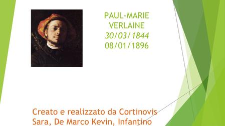 PAUL-MARIE VERLAINE 30/03/ /01/1896