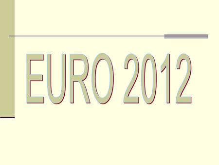 Programma nazionale sullorganizzazione e lo svolgimento della tappa finale del Campionato Europeo di Calcio 2012 in Ucraina (principali obbiettivi e misure)