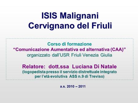 ISIS Malignani Cervignano del Friuli