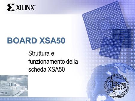 Struttura e funzionamento della scheda XSA50