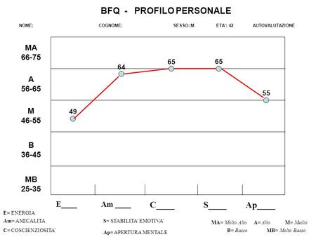 BFQ - PROFILO PERSONALE