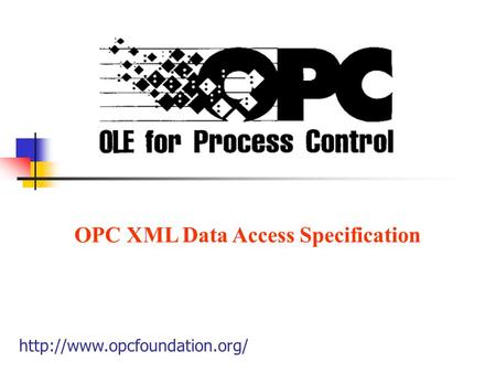 OPC XML Data Access Specification