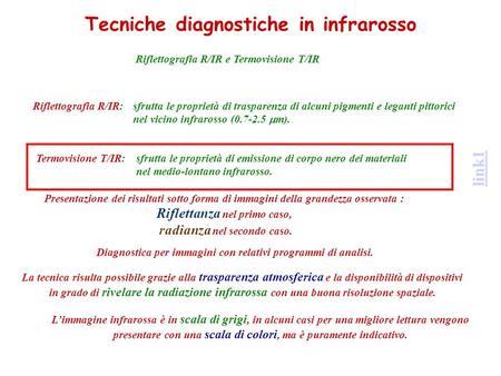 Tecniche diagnostiche in infrarosso