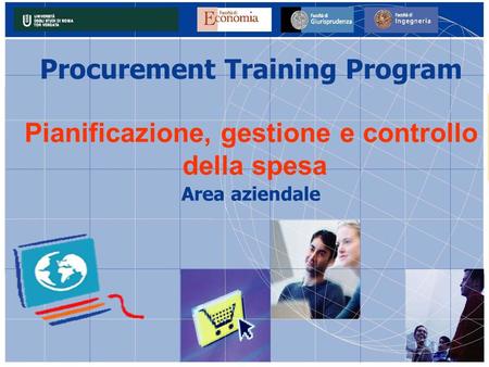 Procurement Training Program Pianificazione, gestione e controllo