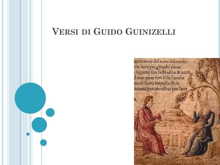 Versi di Guido Guinizelli