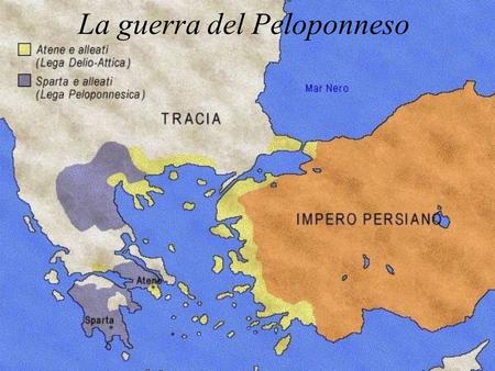 La guerra del Peloponneso