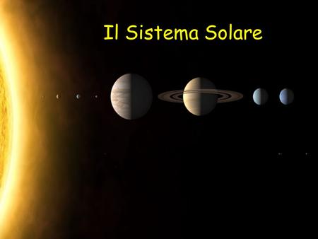 Il Sistema Solare.