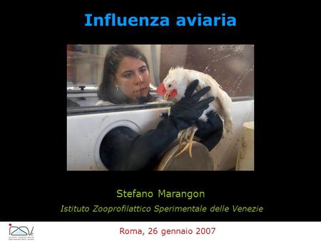 Stefano Marangon Istituto Zooprofilattico Sperimentale delle Venezie