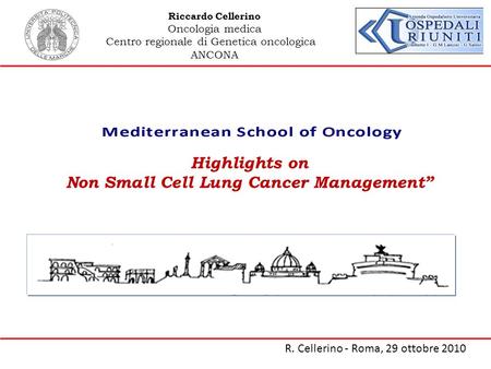 Non Small Cell Lung Cancer Management”