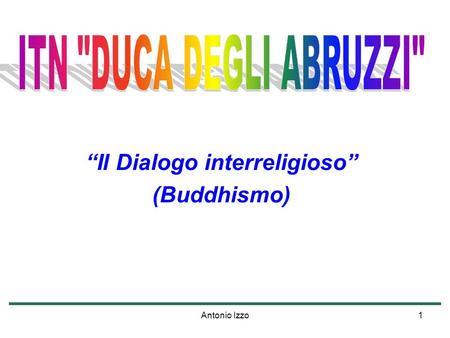 “Il Dialogo interreligioso”