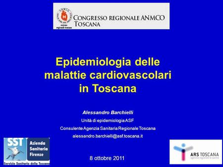 Epidemiologia delle malattie cardiovascolari in Toscana