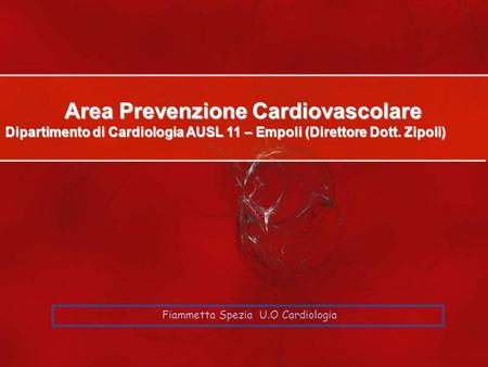 Area Prevenzione Cardiovascolare
