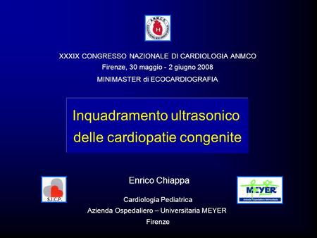 Inquadramento ultrasonico delle cardiopatie congenite