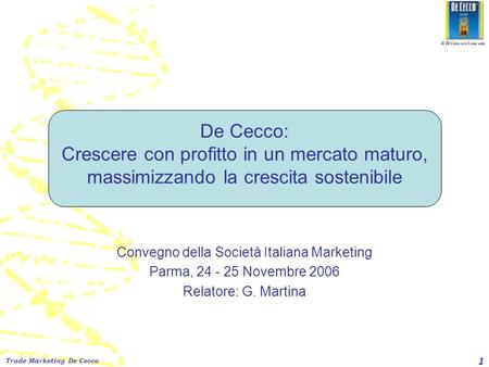 Convegno della Società Italiana Marketing