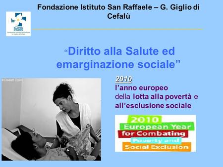 Fondazione Istituto San Raffaele – G