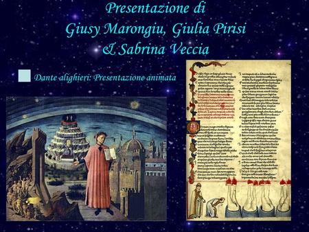 Presentazione di Giusy Marongiu, Giulia Pirisi & Sabrina Veccia