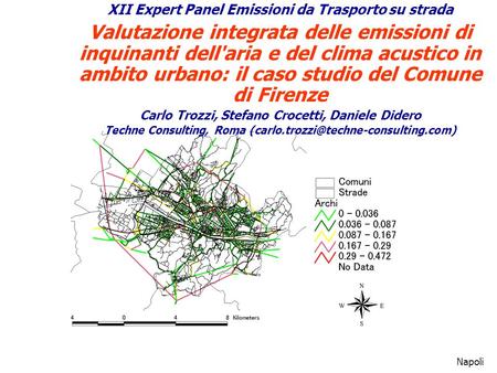 XII Expert Panel Emissioni da Trasporto su strada Valutazione integrata delle emissioni di inquinanti dell'aria e del clima acustico in ambito urbano: