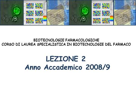 LEZIONE 2 Anno Accademico 2008/9